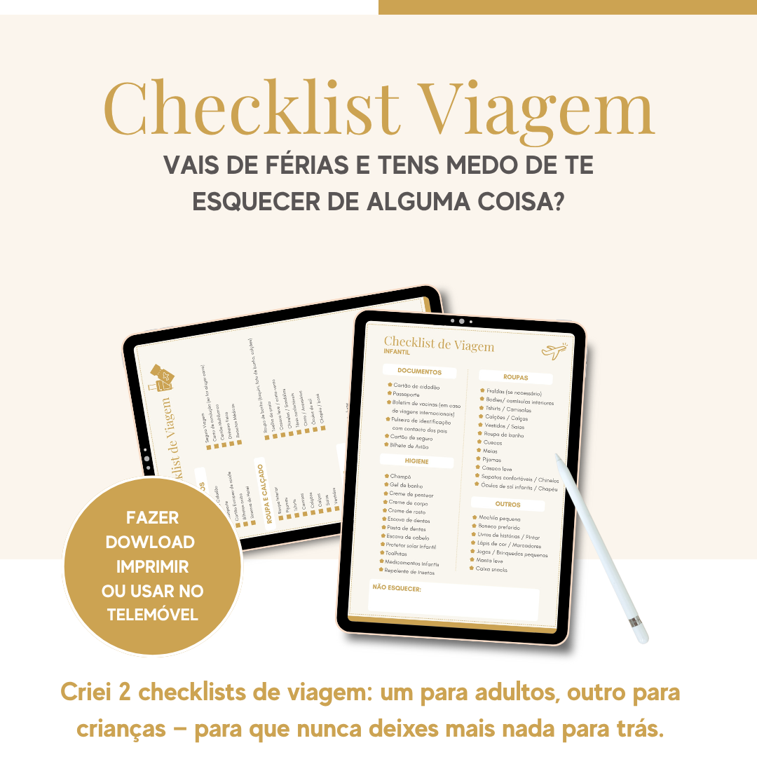 Checklist de Viagem - Verão